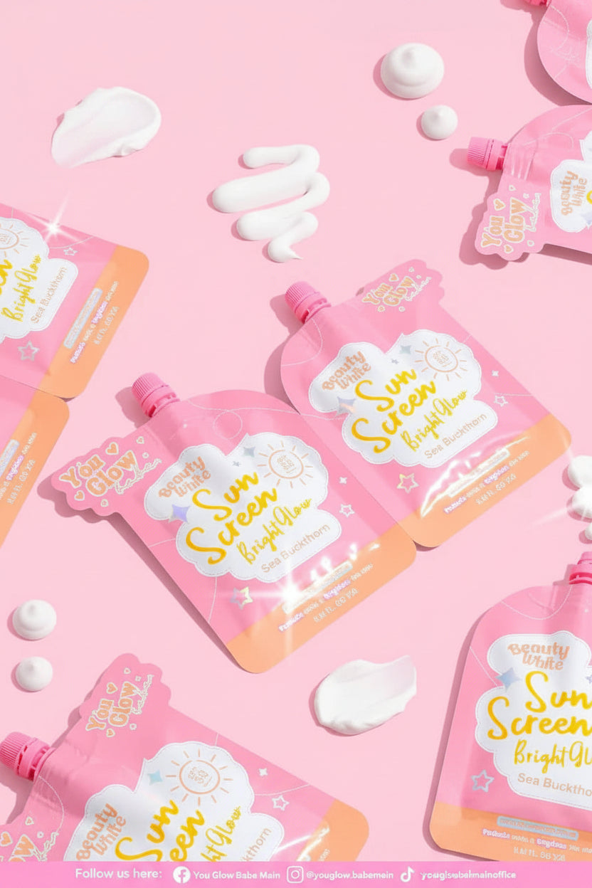 You Glow Babe Beauty White Sunscreen Bright Glow Twin Pack
