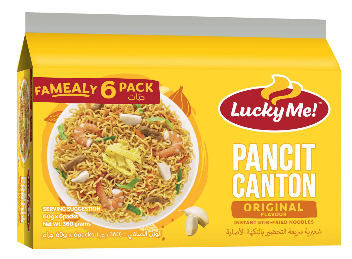 Lucky Me Pancit Canton 6's Original 60g