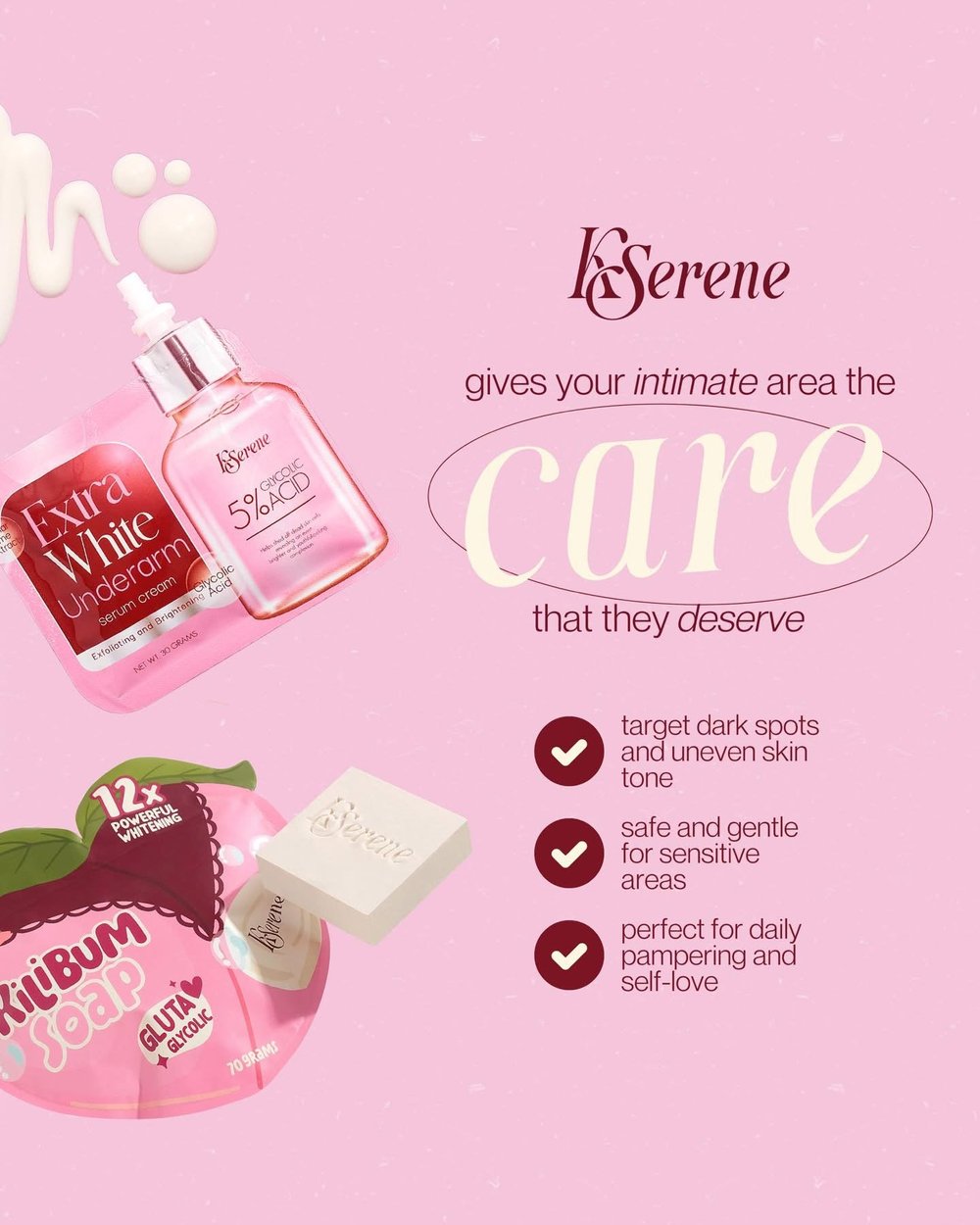 KSerene KiliBUM Gluta Glycolic Soap