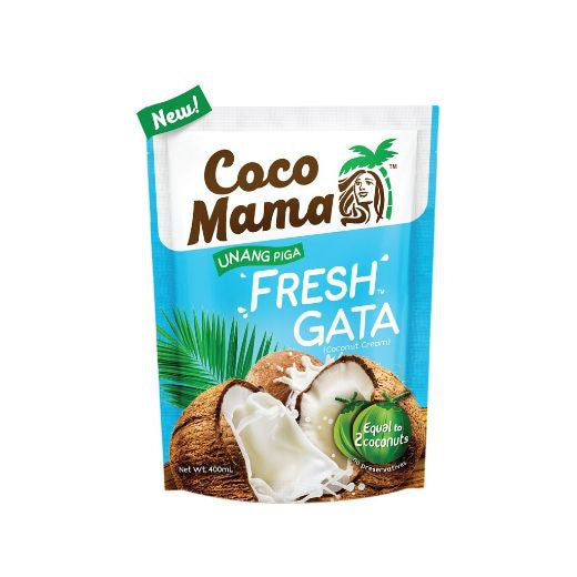 Coco Mama Fresh Gata Coconut Cream 400ml Pouch