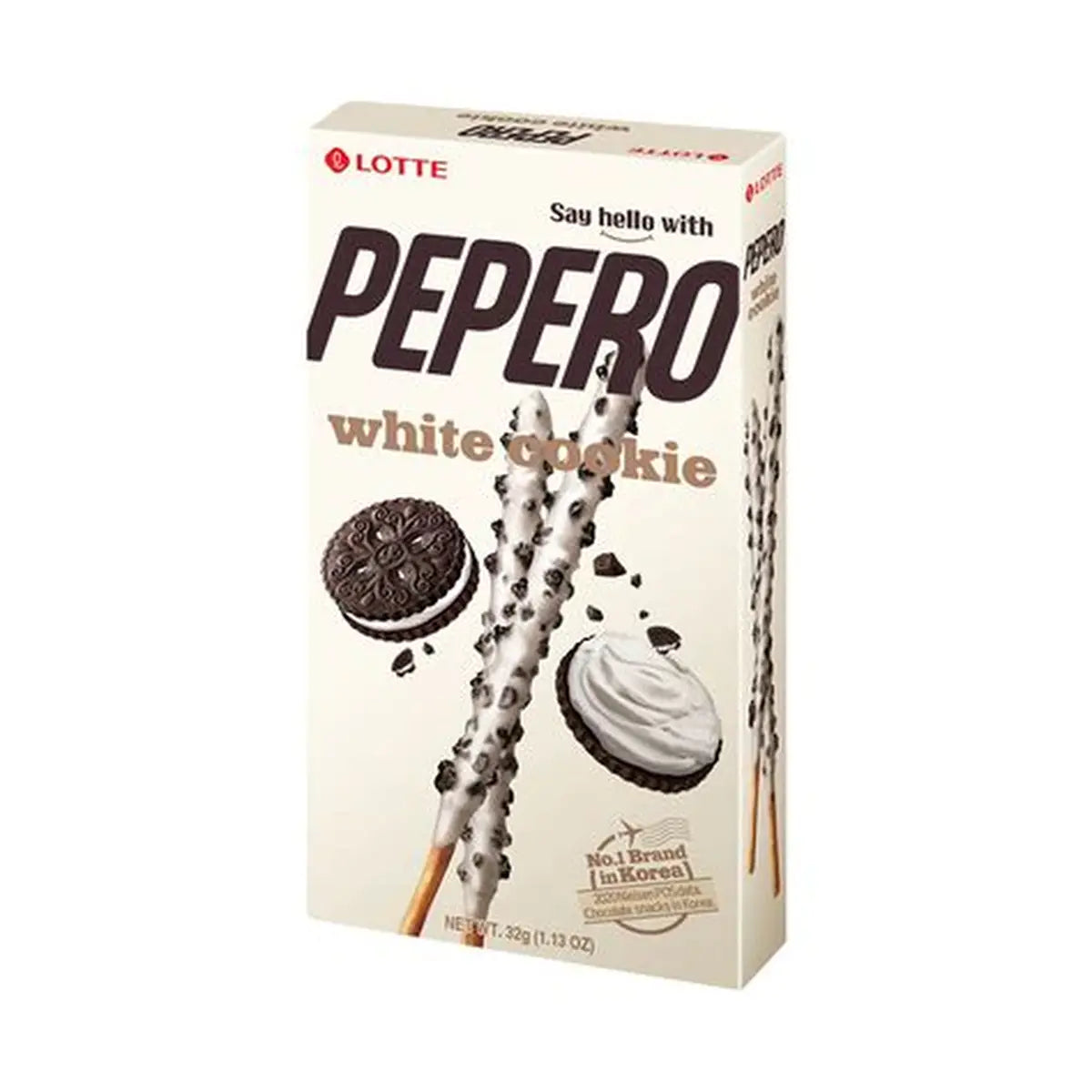 Lotte Pepero 49g |White Cookie