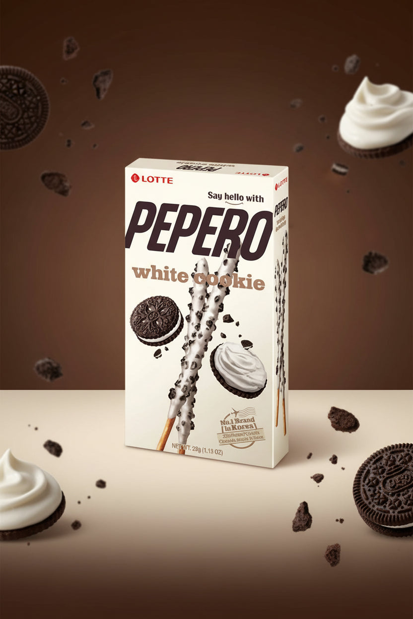 Lotte Pepero 49g |White Cookie