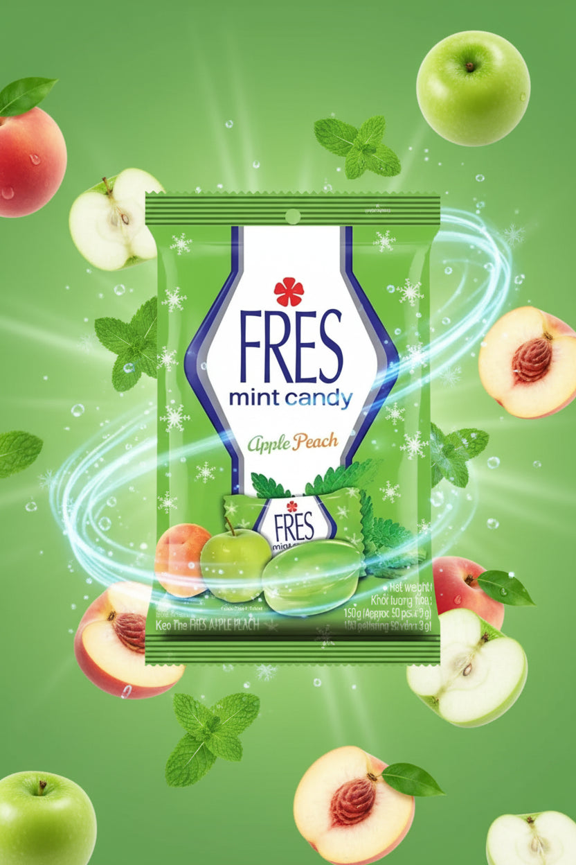 Fresh Mint Candy 150g - Apple Peach