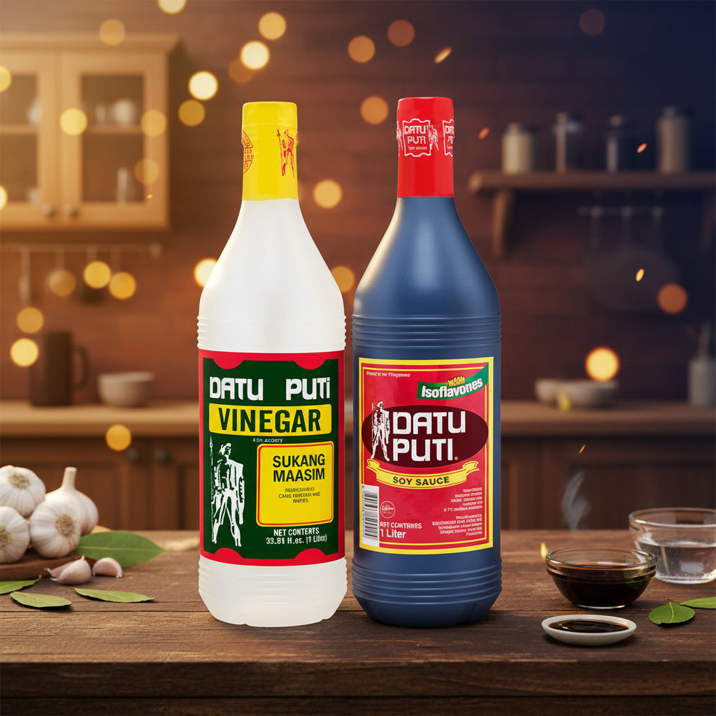 Datu Puti Vinegar/Soy Sauce Value Pack 1L