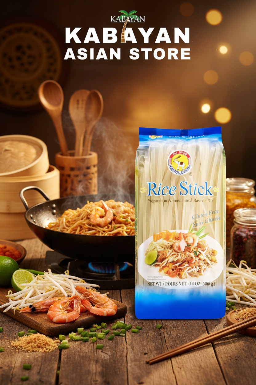 TAS Rice Stick 10mm (Gluten Free) 400g