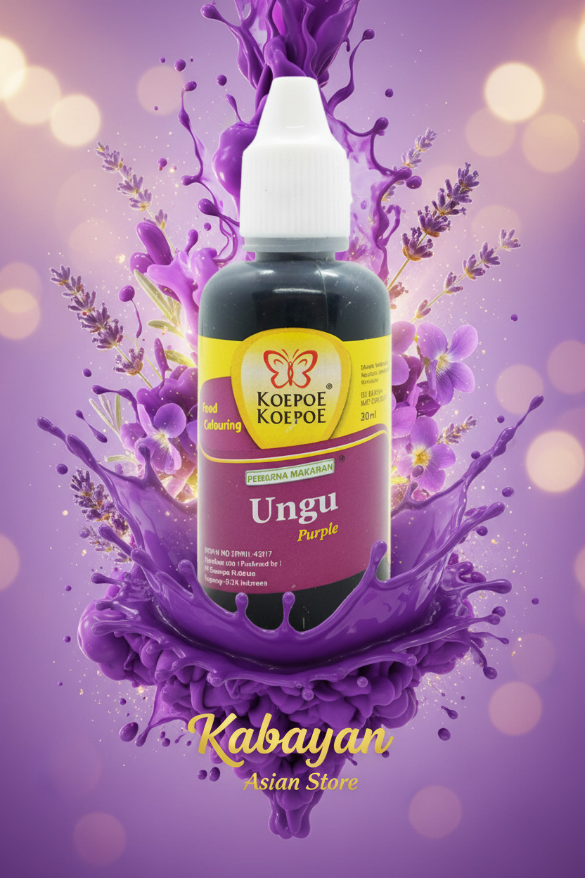Butterfly Koepoe Food Coloring Ungu Purple 30ml