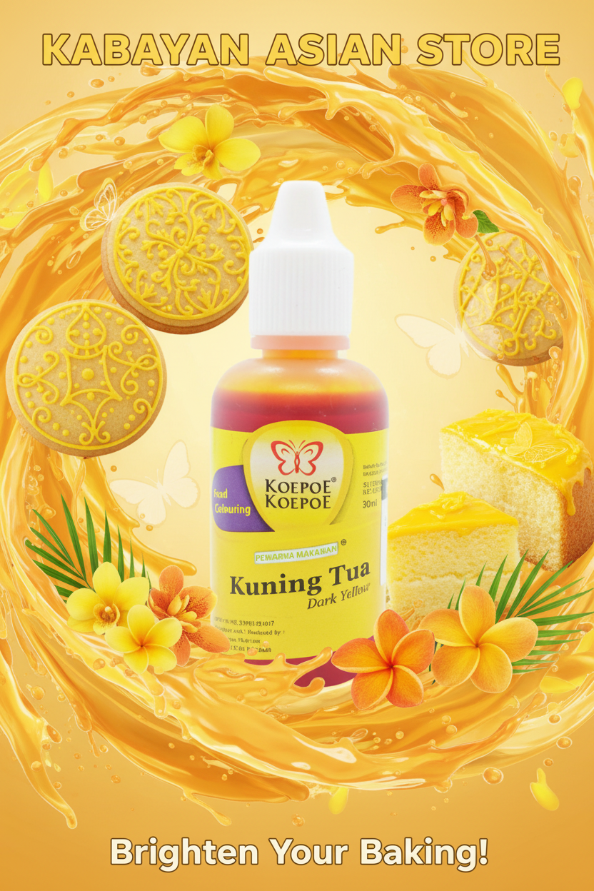 Butterfly Koepoe Food Coloring Kuning Tua 30ml