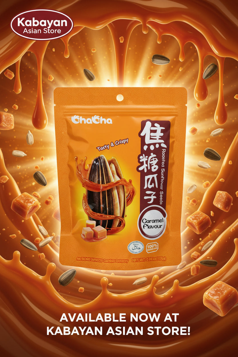 Cha Cha Sunflower Seeds Caramel 108g