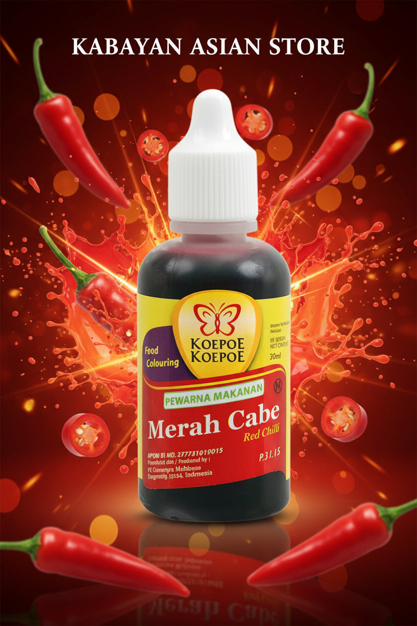 Butterfly Koepoe Food Coloring Merah Cabe Red Chilli 30ml