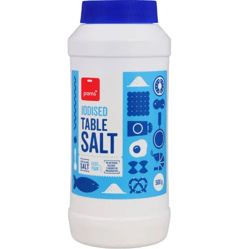 Pams Iodised Table Salt 500g
