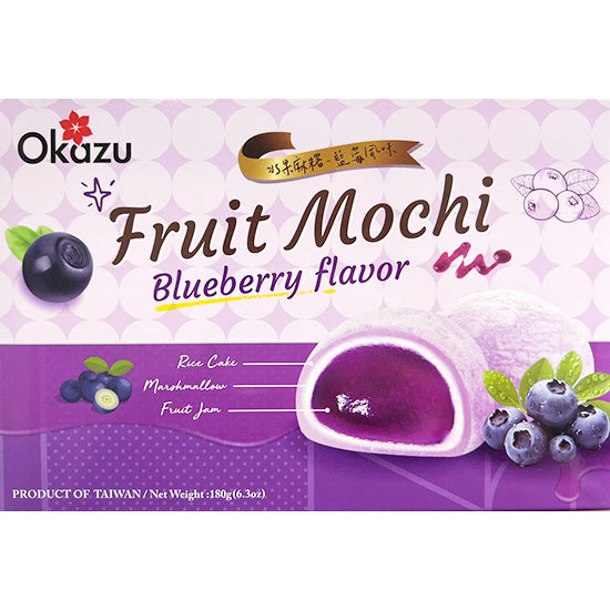Okazu Japanes Style Mochi 180g -Blueberry