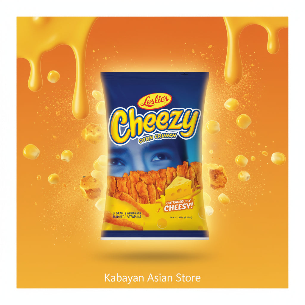Leslie Cheezy Corn Crunch Cheese 150g