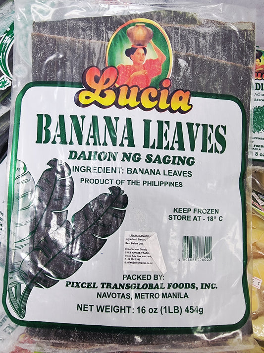 Frozen Lucia Banana Leaves Regular 454g
