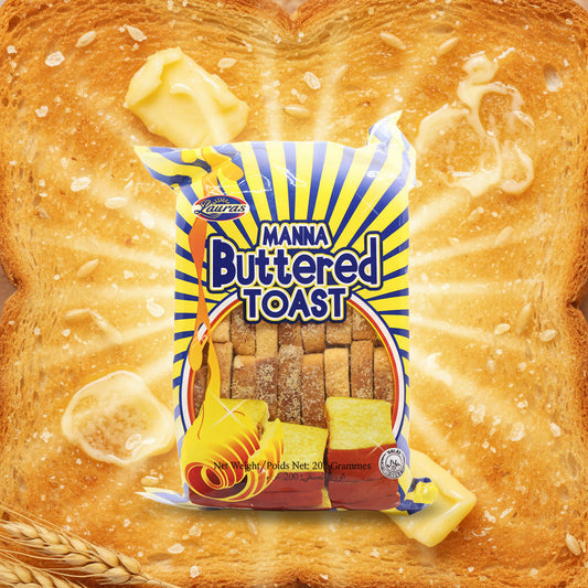 Laura's Manna Buttered Toast 200g