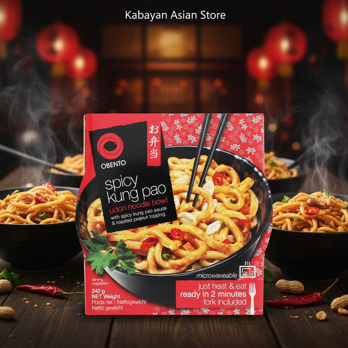 Obento Spicy Kung Pao Udon Noodle Bowl 240g