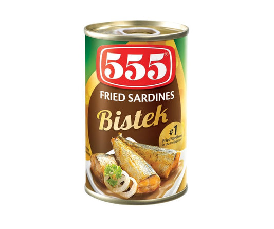 555 Fried Sardines Bistek 155g