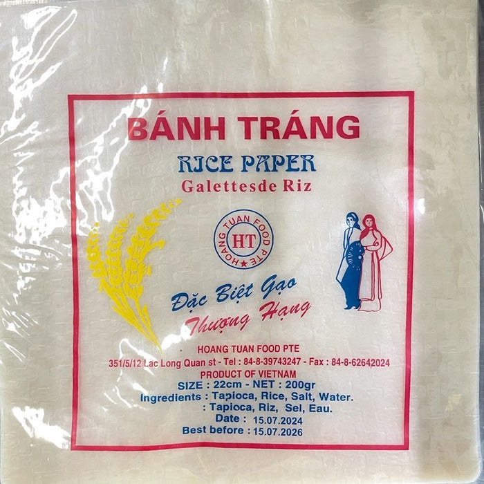 HT RICE PAPER 16CM SQUARE 200G