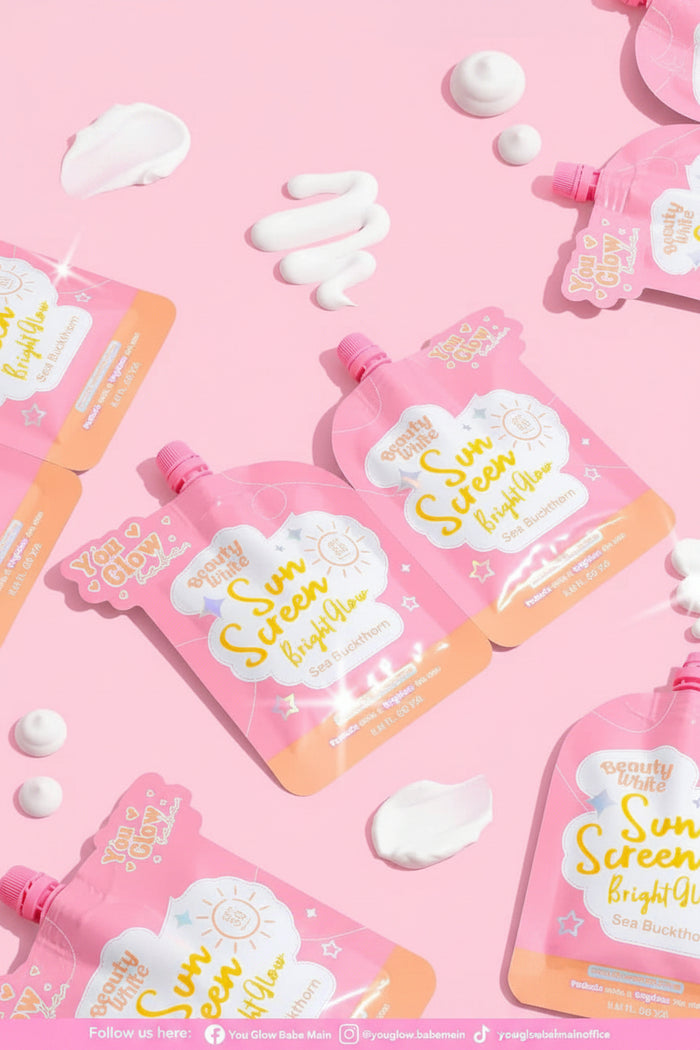You Glow Babe Beauty White Sunscreen Bright Glow Twin Pack