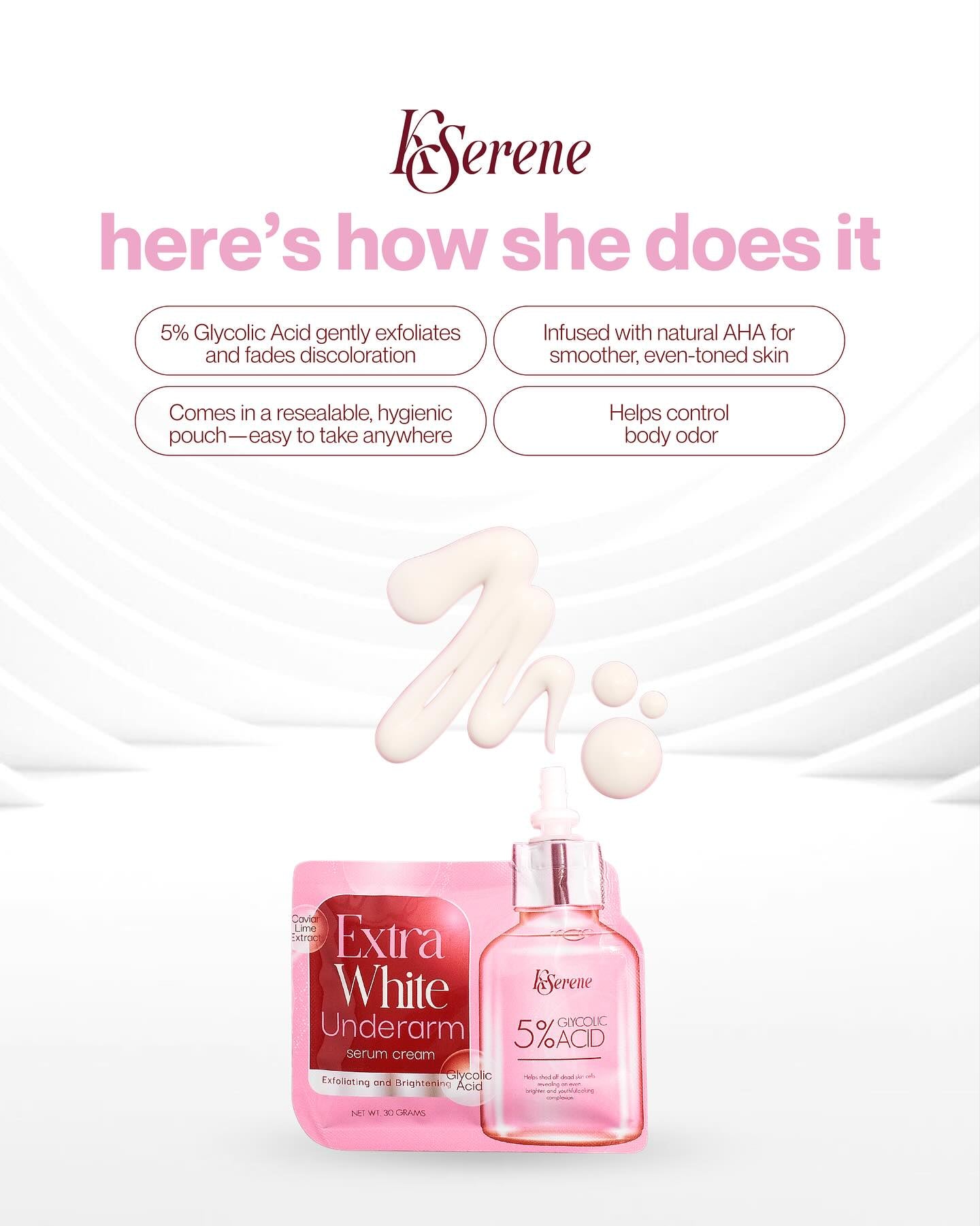Kserene Xtrawhite Underarm Serum