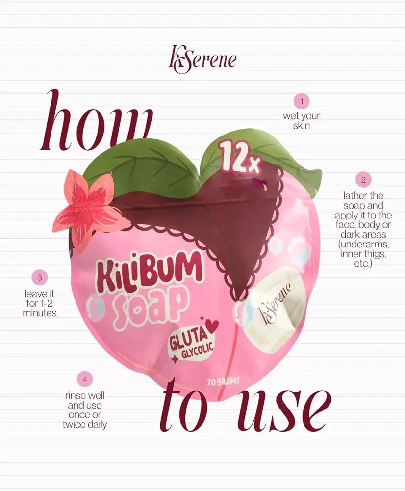 KSerene KiliBUM Gluta Glycolic Soap
