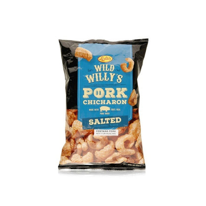 Leslie's Wild Willy's Pork Chicharon 90g -Vinegar