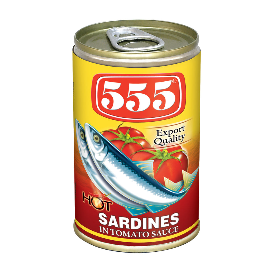 555 Sardines in Chilli Tomato Sauce 155g