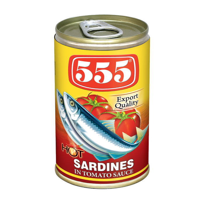 555 Sardines in Chilli Tomato Sauce 155g