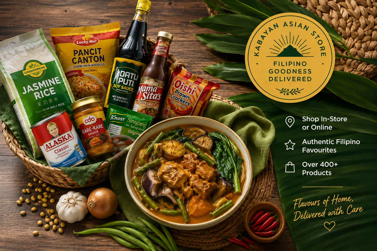 Filipino grocery products and food