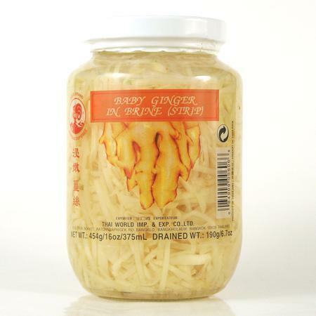 Cock Baby Ginger In Brine Strip 454g