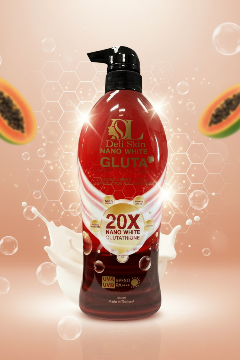 Deli Skin Gluta 20x Nano White Lotion 500ml