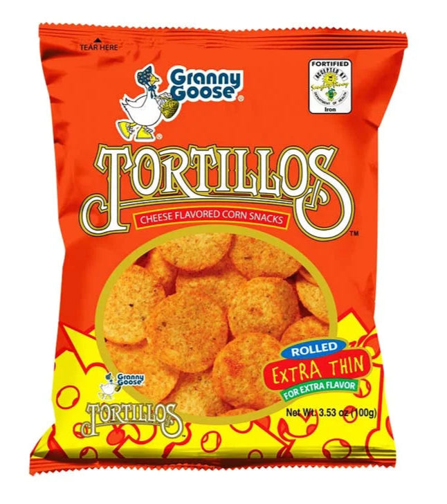Granny Goose Tortillos Cheese 100g