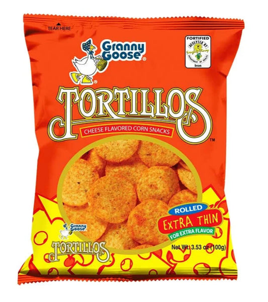 Granny Goose Tortillos Cheese 100g