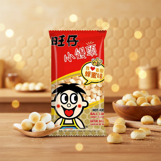 Want Want Ball Cake Honey Flavor 210g