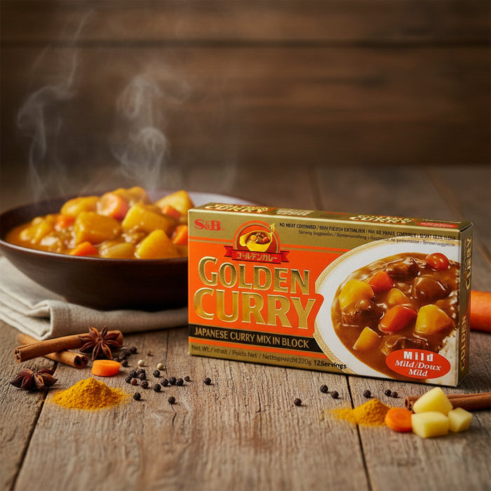 S&B GOLDEN CURRY MILD 220G