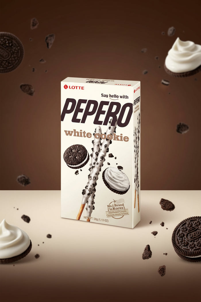 Lotte Pepero 49g  |White Cookie