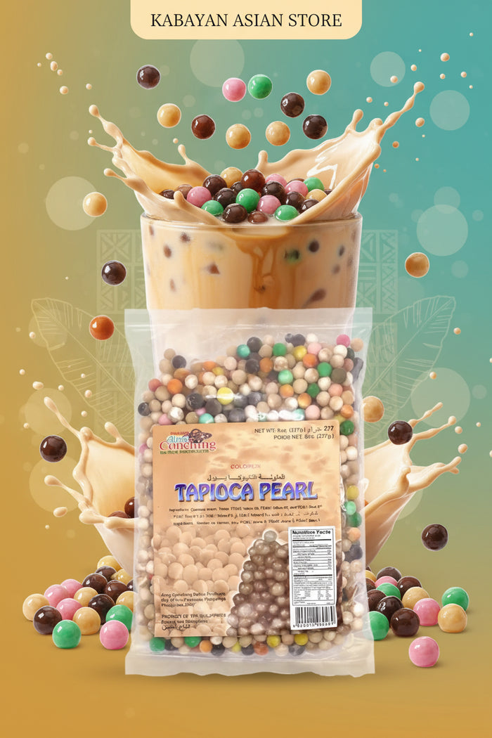 Aling Tapioca Pearl Mixed Color 227g (Big)