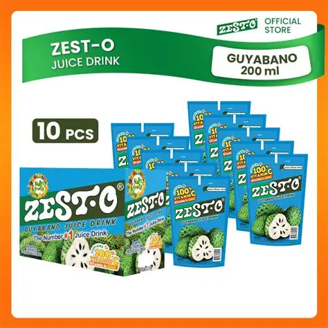 Zest-O Guyabano Juice Drinks 200ml x 10PCS