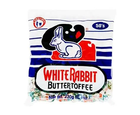 White Rabbit Creamy Candy 50p 230g Buttertoffee