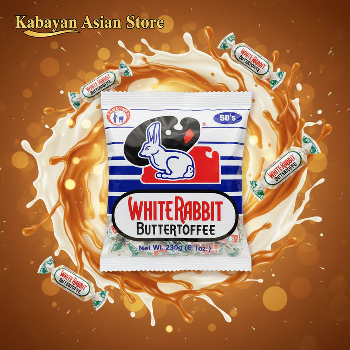 White Rabbit Creamy Candy 50p 230g Buttertoffee