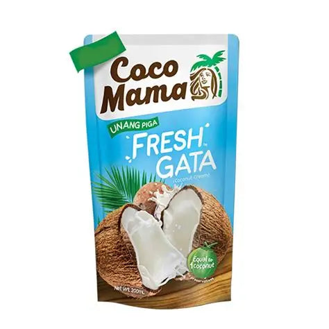 Coco Mama Fresh Gata Coconut Cream 200ml Pouch
