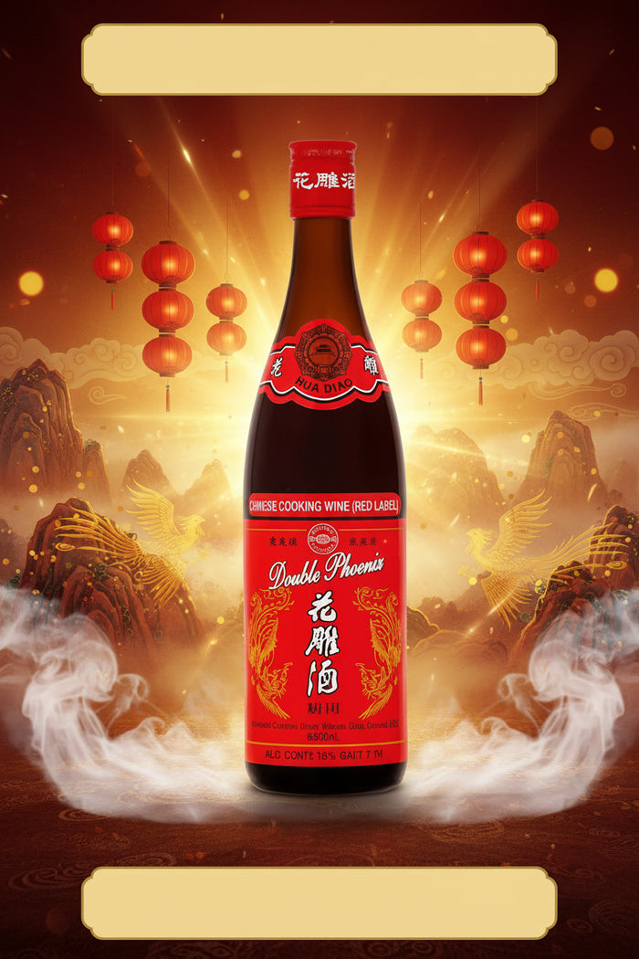 Hua Diao Double Phoenix Chinese Cooking Wine (Red Label) 640ml