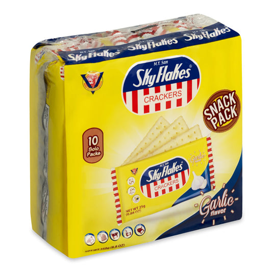 Sky Flakes Crackers 250g - Garlic Flavor