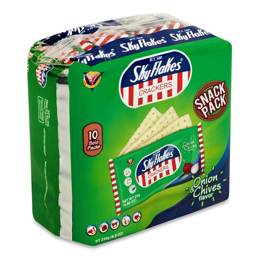 Sky Flakes Onion & Chives Crackers 250g
