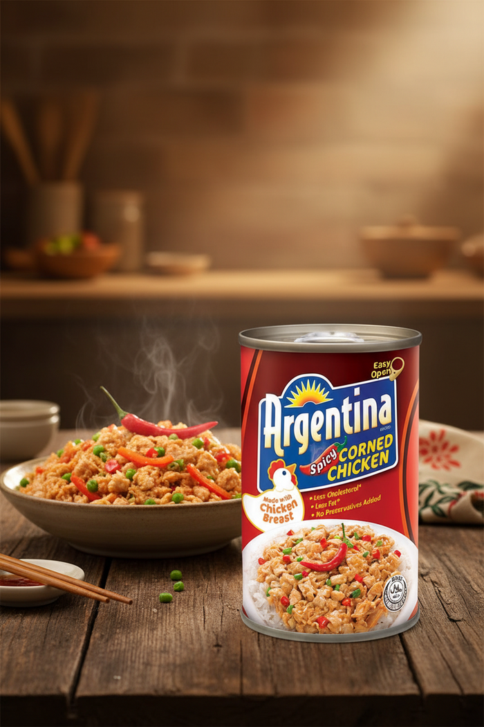Argentina Corned Chicken Spicy 150 G