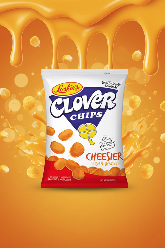 Leslie's Clover Chips - Cheesier 145g
