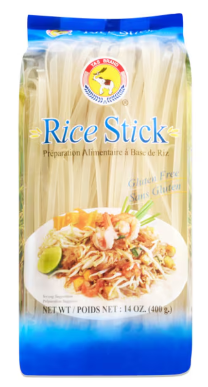 TAS Rice Stick 10mm (Gluten Free) 400g