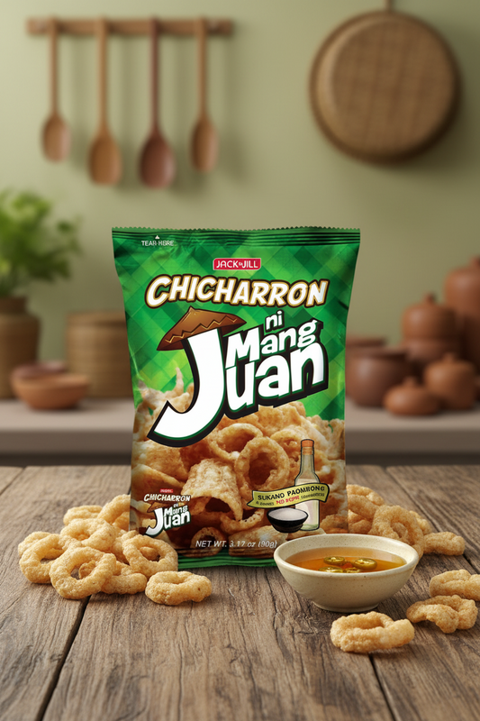 J&J Mang Juan Chicharron Sukang Paombong 90g