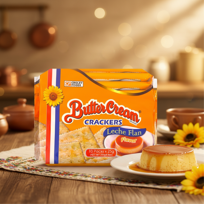 Sunflower Butter Cream Crackers Leche Flan 250g