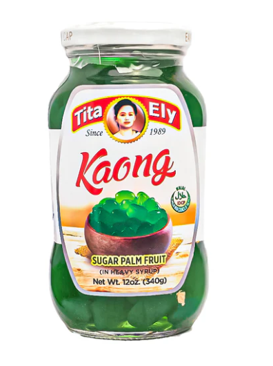 Tita Ely GREEN Kaong Palm Fruit 340g (Green)