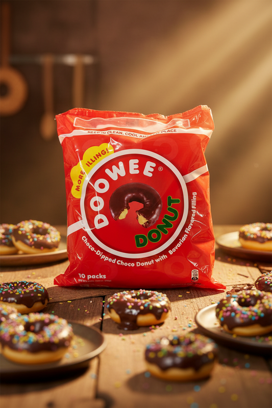 Doowee Donut - Chocolate 44g x 10pcs